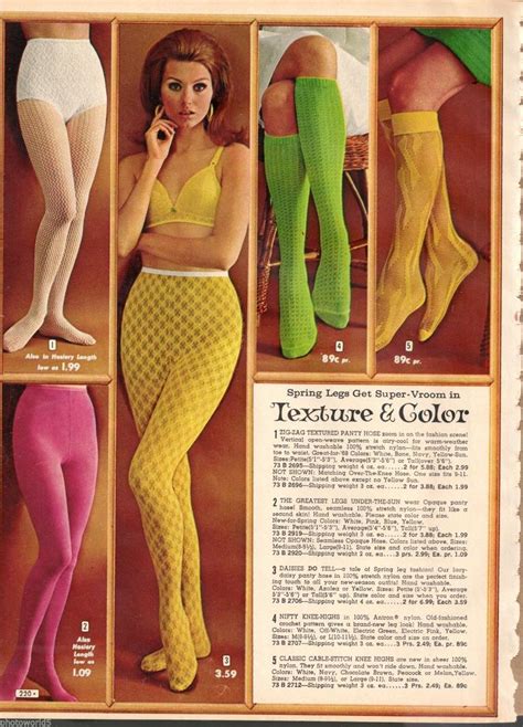 women's hosiery catalogs.